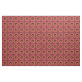 Styliertes Sun/Blume Muster mit IHREM FOTO Stoff (Yard (91,4 cm))