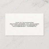 Styliertes Tree-Logo | Natur | Landflucht Visitenkarte (Rückseite)