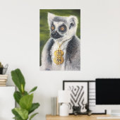 Stylin Lemur Poster (Heimbüro)