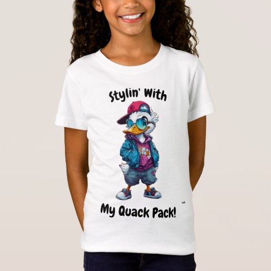 Stylin' mit My Quack Pack - Cooler Duck-T - Shirt  (Vorderseite)