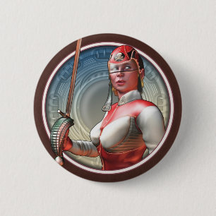 Stylin Raum-Piraten-runder Knopf Button