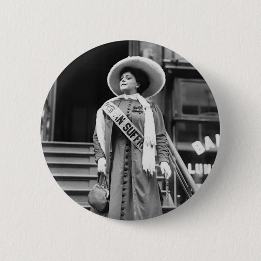Stylin Suffragette, 1908 Button (Vorderseite)