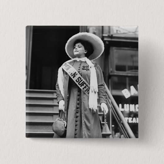Stylin' Suffragette, 1908 Button (Vorderseite)