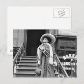 Stylin' Suffragette, 1908 Postkarte (Vorne/Hinten)