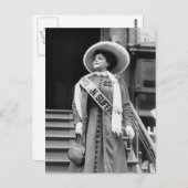 Stylin' Suffragette, 1908 Postkarte (Vorne/Hinten)