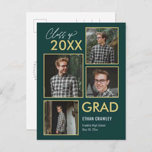 Styling Gallery Editable Color Abschluss Postkarte (Vorne/Hinten)