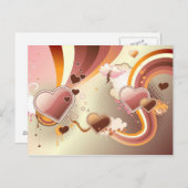 Styling-Hintergrund Postkarte (Vorne/Hinten)