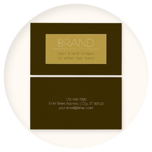 Stylisch bearbeitbare Textvorlage | Vintages Gold