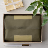 Stylisch bearbeitbare Textvorlage | Vintages Gold Seidenpapier (Geschenk)