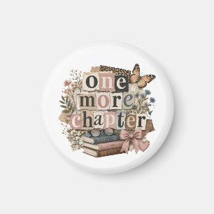 Stylisch Ein weiteres Kapitel Retro Vintage Bücher Magnet
