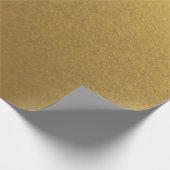 Stylisch, einfach, metallisch Inspiriert Dunkelgol Geschenkpapier (Ecke)