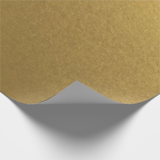 Stylisch, einfach, metallisch Inspiriert Dunkelgol Geschenkpapier (Ecke)