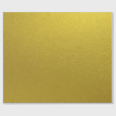 Stylisch, einfach, metallisch Inspiriert gelb Geschenkpapier (Flach)