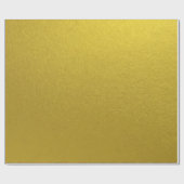 Stylisch, einfach, metallisch Inspiriert gelb Geschenkpapier (Flach)