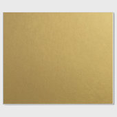 Stylisch, einfach, metallisch Inspiriert Gold Geschenkpapier (Flach)
