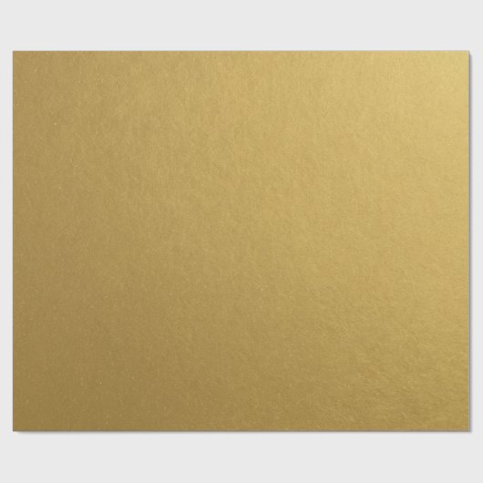 Stylisch, einfach, metallisch Inspiriert Gold Geschenkpapier (Flach)