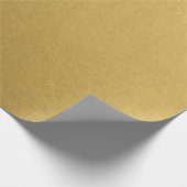 Stylisch, einfach, metallisch Inspiriert Gold Geschenkpapier (Ecke)