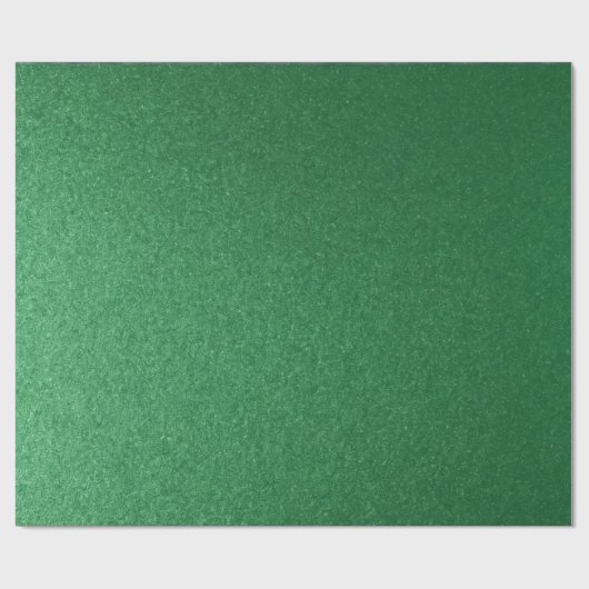 Stylisch Simple Metallic Inspiriert Green Geschenkpapier (Flach)