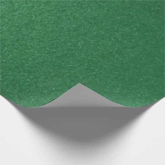 Stylisch Simple Metallic Inspiriert Green Geschenkpapier (Ecke)
