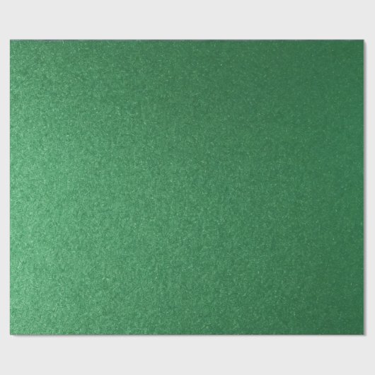 Stylisch Simple Metallic Inspiriert Green Geschenkpapier (Flach)