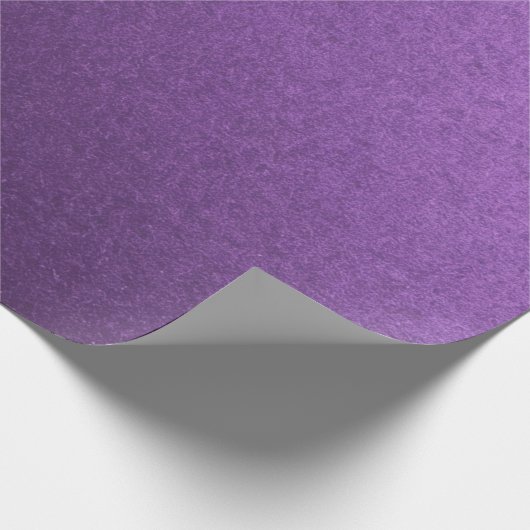 Stylisch Simple Metallic Inspiriert Lila Geschenkpapier (Ecke)