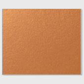Stylisch Simple Metallic Inspiriert Orange Geschenkpapier (Flach)