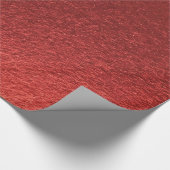 Stylisch Simple Metallic Inspiriert Red Geschenkpapier (Ecke)