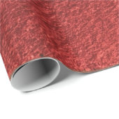 Stylisch Simple Metallic Inspiriert Red Geschenkpapier (Rolleneckpunkt)