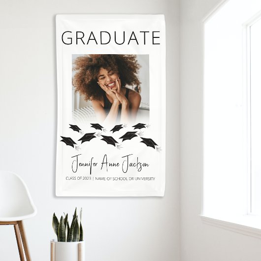 Stylische Abschlussfeier Banner