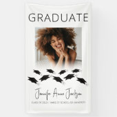 Stylische Abschlussfeier Banner (Vertikal)