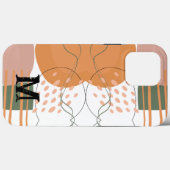 Stylische Abstrakte, moderne, kundenspezifische Mo Case-Mate iPhone Hülle (Rückseite (Horizontal))