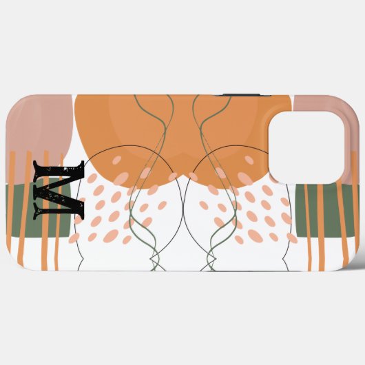 Stylische Abstrakte, moderne, kundenspezifische Mo Case-Mate iPhone Hülle (Rückseite (Horizontal))