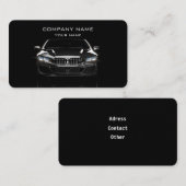 Stylische Automobil-Visitenkarte Visitenkarte (Vorne/Hinten)