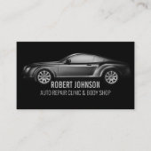 Stylische Automobil-Visitenkarte Visitenkarte (Vorderseite)