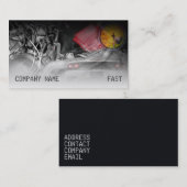 Stylische Automobil-Visitenkarte Visitenkarte (Vorne/Hinten)