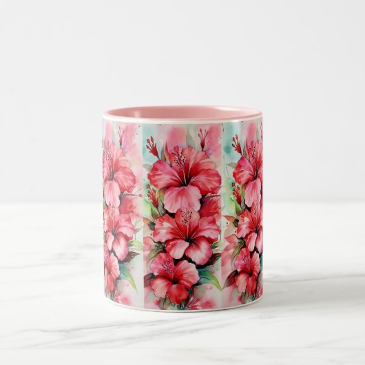 Stylische benutzerdefinierte Print-Tasse Zweifarbige Tasse (Mittel)