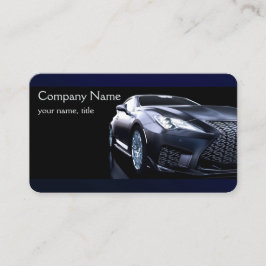 Stylische Black Automotive Business Card Visitenkarte