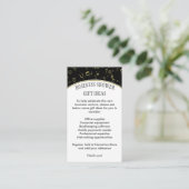 Stylische Business-Dusche Begleitkarte (Stehend Vorderseite)