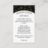 Stylische Business-Dusche Begleitkarte (Vorderseite)