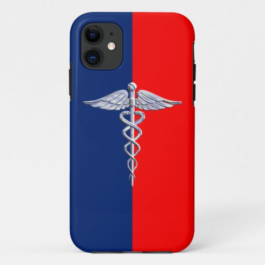 Stylische Caduceus Medical Symbol League Case-Mate iPhone Hülle (Rückseite)