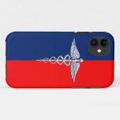 Stylische Caduceus Medical Symbol League Case-Mate iPhone Hülle (Rückseite (Horizontal))