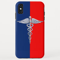 Stylische Caduceus Medical Symbol League