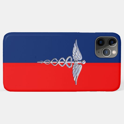 Stylische Caduceus Medical Symbol League Case-Mate iPhone Hülle (Rückseite (Horizontal))