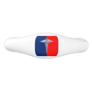 Stylische Caduceus Medical Symbol League Keramik Schubladengriff