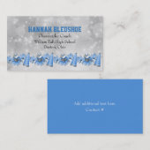 Stylische Cheerleader Business Card Visitenkarte (Vorne/Hinten)