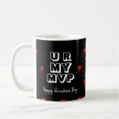 Stylische Custom Valentine U R MY MVP Monogram Kaffeetasse (Links)