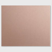 Stylische, einfache Metallic Inspiriert Rose Gold Geschenkpapier (Flach)