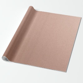 Stylische, einfache Metallic Inspiriert Rose Gold Geschenkpapier