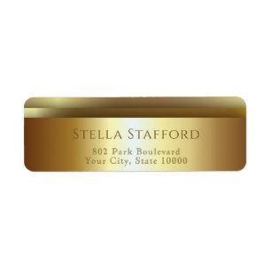 Stylische Extravagante Shiny Imitate Gold Custom