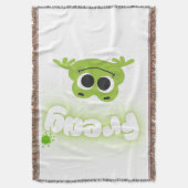 stylische Frosch-Themen-Himodecke Decke (Vorderseite Vertikal)